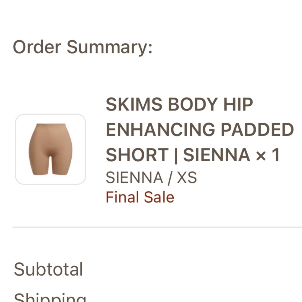 SKIMS Sienna Padded Shorts